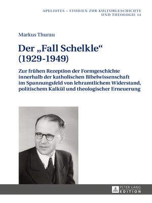 cover image of Der «Fall Schelkle» (19291949)